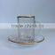 Custom Fashion Elegant Product Drinking Cup With Handle/A Cup and Saucer Decorated With Gold