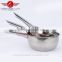3pcs sets useful high quality stainless steel milk/soup pot