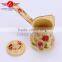 Red color arabic induction coffee pot for turkish coffee with lid