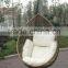 Rattan hanging egg chair