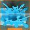 attractive custom decorative fashion blue pvc water splash