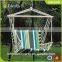 Hanging Chaise Lounger Chair Arc Stand Air Porch Swing Hammock Chair With Canopy