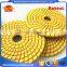 3" 50# diamond polishing pads hook and loop flexible marble granite concrete stone wet dry grinding floor disc