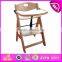 2015 new fashion baby high chair,solid wood high chair,hot sale baby high chair W08F014-22