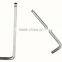 8mm mirror finsihed Allen wrench with ball end, cheap price hex allen key wrench