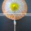 mixed colours big honeycomb fan decoration cocktail sticks