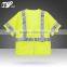 2017 High visibility safety traffic yellow safety vest en471