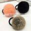 CX-E-12 Genuine Rabbit Fur Ball Elastic Hair Band