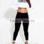 Fashion Ladies Crop Top Hoodie White 100% Cotton Fleece Pullover Hoodie Black Long Sleeve Cropped Sweatshirt Wholesale