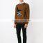 2015 factory price hand knitting star pattern sweater mens