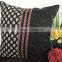 Black and white pillow, decorative pillow in black & white, printed black pillow, modern home decor, block print pillow