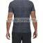 High Quality Short Sleeve Muscle Fitted Gym T-Shirt OEM Design Round Neck