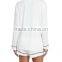 Plain pullover pajamas for women wholesale Modal/spandex fabric sleepwear