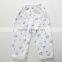 Full printing knitted long sleeve new born baby gift set