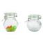 small glass candy bottles
