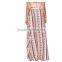 Wholesale Women Long Ethnic Asymmetrical Printed Maxi Skirt Ladies Wrap Beach Boho Skirts