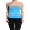 BASIC Layering Stretch PLAIN Strapless TUBE TOP Seamless Sleeveless Tee-8