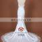 Bridal Dress HMY-D161 2015 Newest Elegant Sweetheart Mermaid Satin Wedding Dress With Lace Shawl Bridal Gown