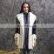 New Brand Coated Sheep Fur Leather Jacket Women's Fashion Merino Sheepskin Fur Coat Beautiful Winter Fur Overcoat