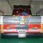 8Lx4Wx6mH 0.55mmPVC material Used Inflatable funny Fire truck dry slide for fun/for sales