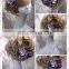 Aidocrystal lilac lace flower rhinestone flower headband bridal fascinators