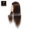 top quality teaching mannequin head with human hair Customizable 100% human hair training doll head For Hairdresser