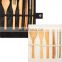 Bamboo Utensils Eco Friendly Flatware Set Bamboo Cutlery bag Set Bamboo Travel Utensils Camping Set Portable