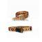 Fashion brand braid pet collar dog collar hauling leash harness set