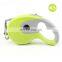 Non-slip rubberized automatic telescopic pet leash