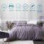 Naturelife Washed Duvet Cover Set 90x90 Full Queen Size with Zipper Closure Ultra Soft Hypoallergenic Comforter Cover Sets 3pcs