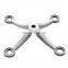 Stainless Steel Handrail Glass Holder Glass Curtain Wall Bracket Glass spider accessories for awning canopy