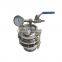 4" diamond miners with sight glass and shatter platter use for bho closed extractor