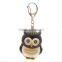Cute Owl Fun Keyring Keychain Light Toy LED Hooting Sounds