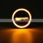 7inch Round Car Truck DRL LED Headlights Halo Ring Angel Eyes Motorcycle Headlamp For Nissan Hummer Lada