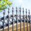 Galvanized tubular steel fence metal residencial fences from China