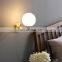 Simple Creative European Led Wall Lamps Postmodern Light Luxury Wall Lamp Creative Wall Lamp With White Glass Shade