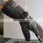 Black full grain cowhide leather snow outdoor water repellent gloves warming waterproof winter gloves