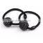 2015 wholesale hair jewelry rope women fashion neon ball crystal girls elastic hair bands,