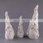 unpainted white Santa Claus ceramic Christmas decoration ornament