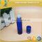 Blue Painted Roll On Oil Perfume Glass Bottle
