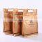 Custom Resealable Side Gusset Zipper Ziplock Aluminum Foil Plastic Bag Square Bottom Packaging Pouch for Tea Snack Coffee