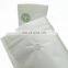 Custom printed 100% biodegradable bag with valve kraft paper PLA  coffee bag