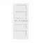white painted america 5 panel interior room  doors solid core prehung shaker hotel door