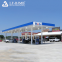 Environmental Space Frame Canopy Petrol Station Gas Filling Station Roof Construction For Sale