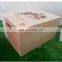 Customized logo design gift wooden shipping wine box