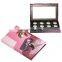Private Label Holographic Make Up Pigmented Empty Square Makeup Book Shaped Cardboard Packaging Pan