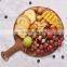 Acacia wood Pizza board Cheese and Charcuterie Boards Fruit and Cheese Serving Tray Great for Homemade Pizza
