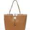 New designer genuine leather lady handbag custom leather tote bag fashion women hand bags