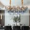 Nordic LED Pendant Light Luxury Circular Hanging Lamp Led Decor Chandelier Light For Hotel Living Dinner Corridor