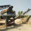 Diesel engine mobile rock trommel screen/coal rotary drum sieve trommel screen